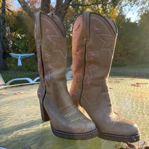 Roper Pink Designed Cowboy boots